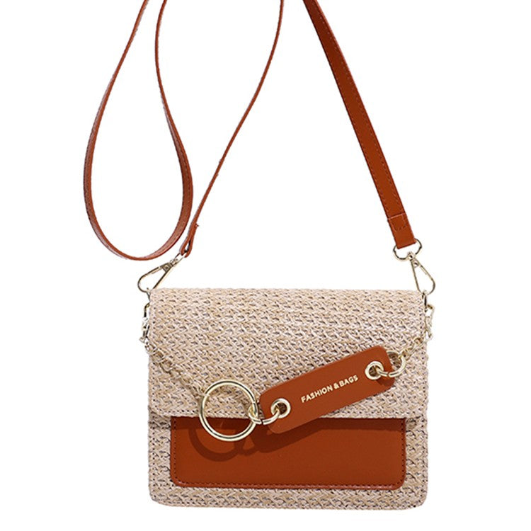 Single Shoulder Crossbody Braided Small Square Bag - Image 4