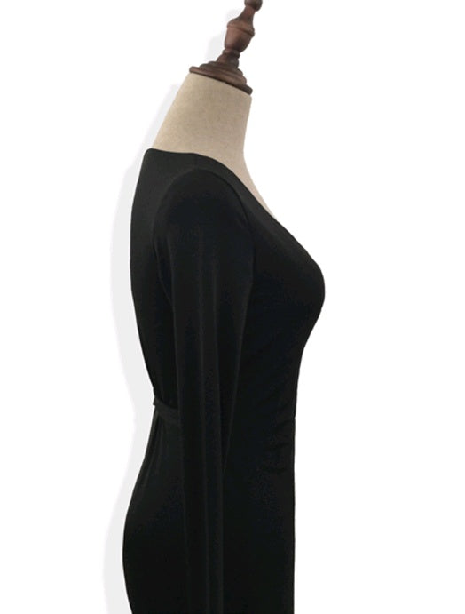 Svelte V-Neck Tie Dress - Image 6