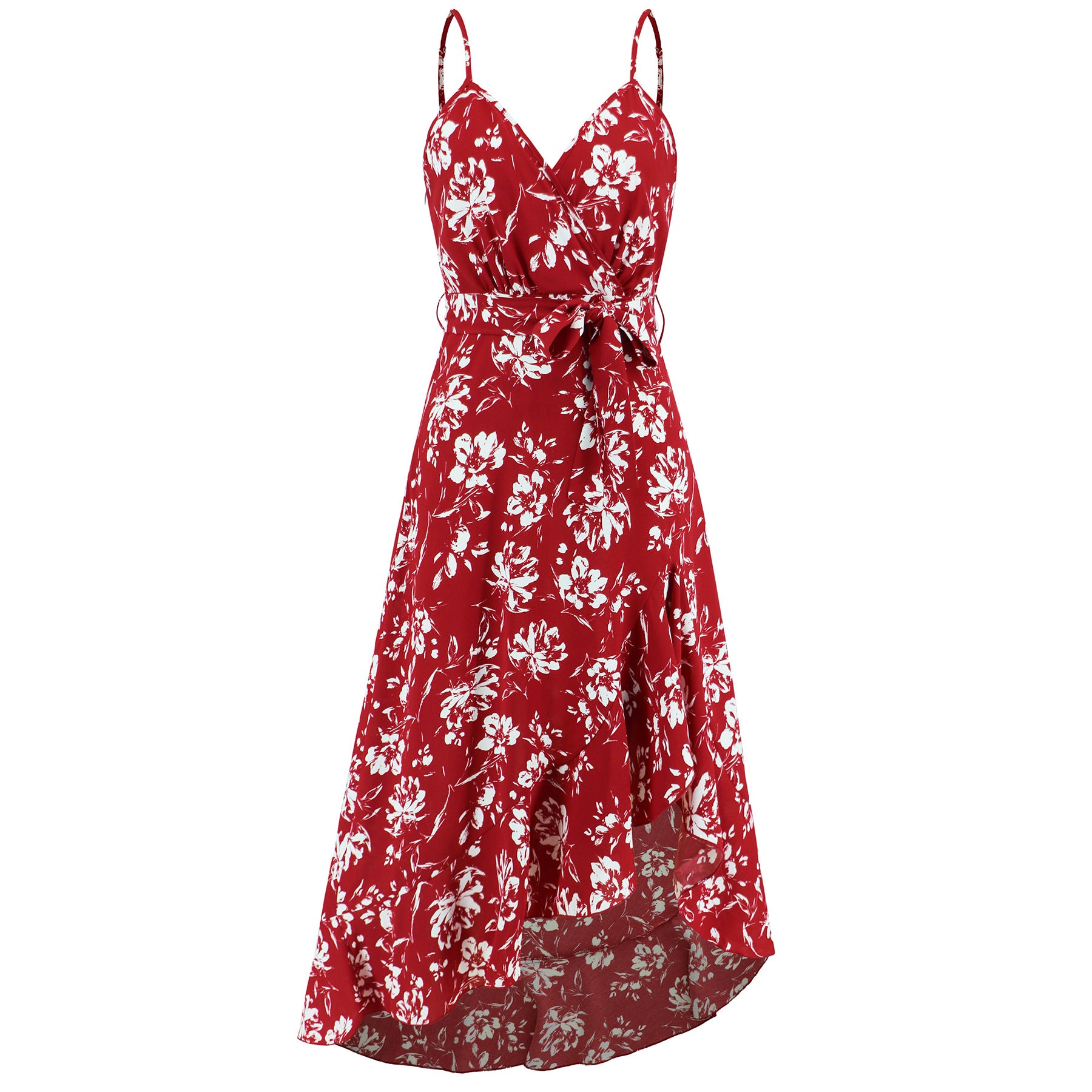 Euro-American Flair Floral Sling Dress - Image 5
