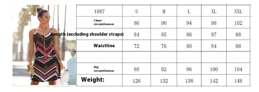 Beach Wave Print Dress - Image 5