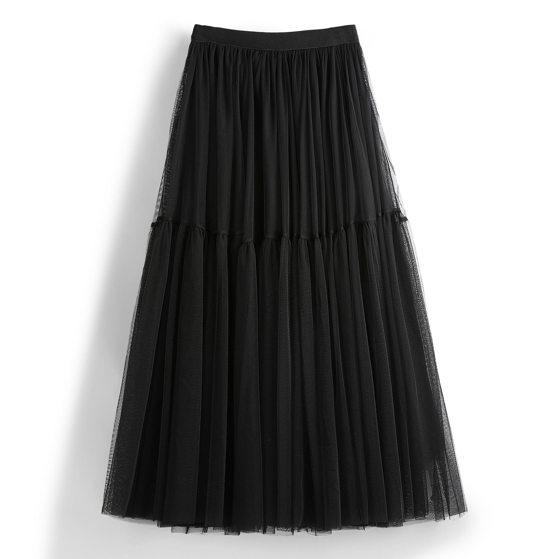 Puffy High-Waist Swing Skirt - Image 4