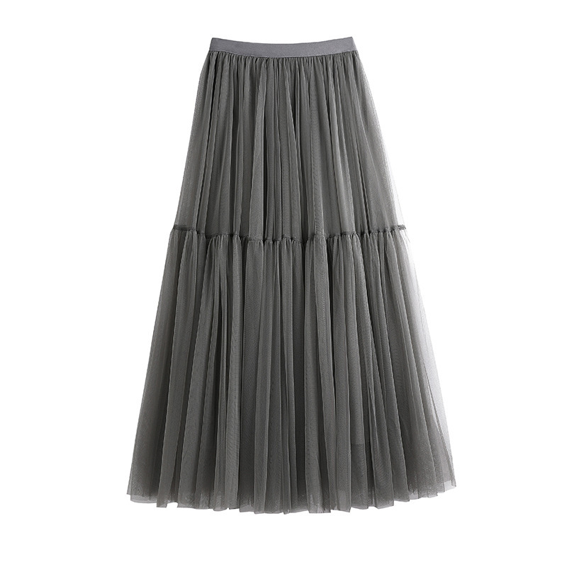 Puffy High-Waist Swing Skirt - Image 10