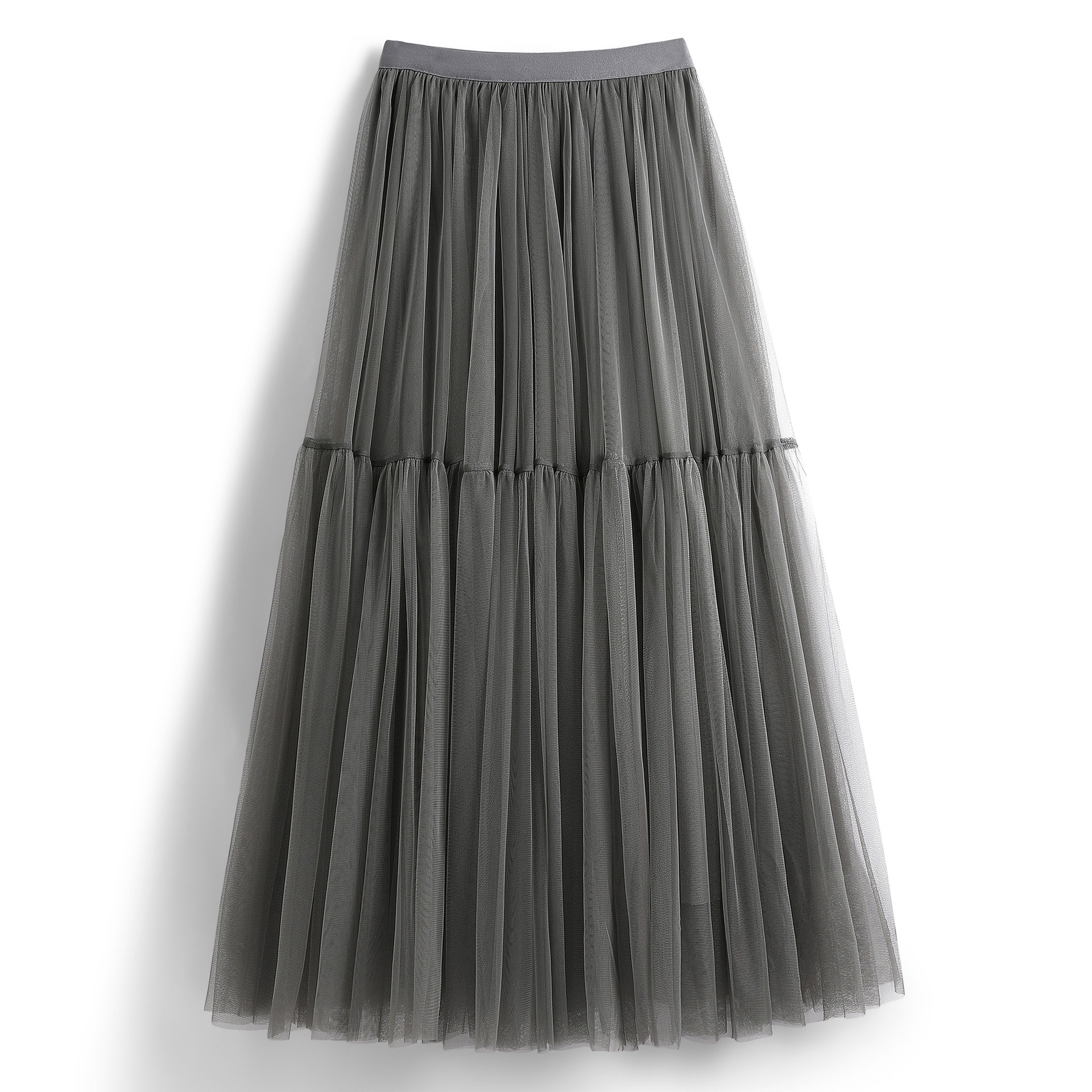 Puffy High-Waist Swing Skirt - Image 9