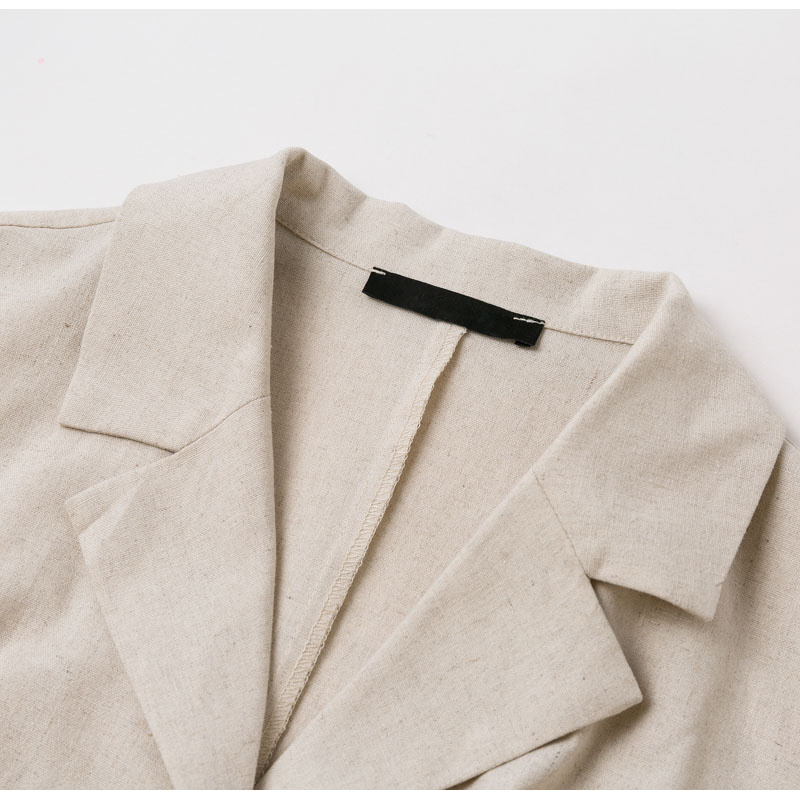 Casual Buttoned Short-Sleeve Collared Belted Jumpsuit - Image 7