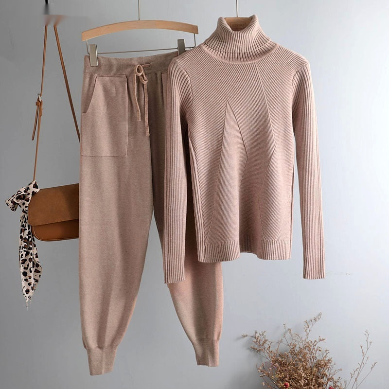 Women's Thermal Knit Sweater & Pants Set