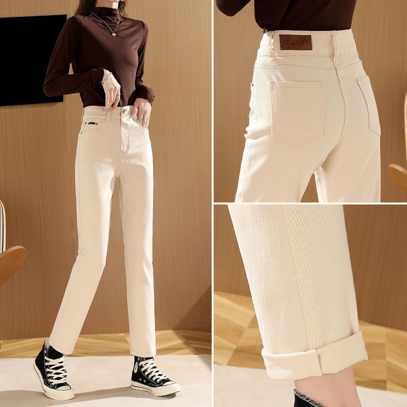 Winter Plush Jeans for Women - Image 3