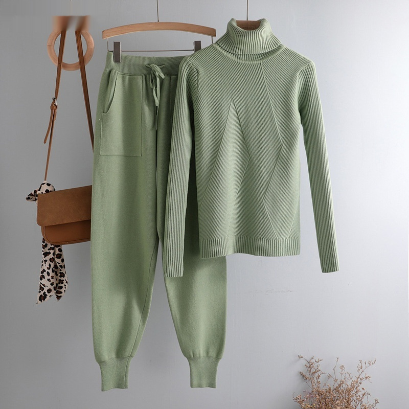 Women's Thermal Knit Sweater & Pants Set - Image 3