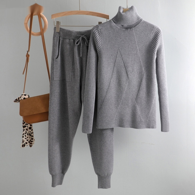 Women's Thermal Knit Sweater & Pants Set - Image 8