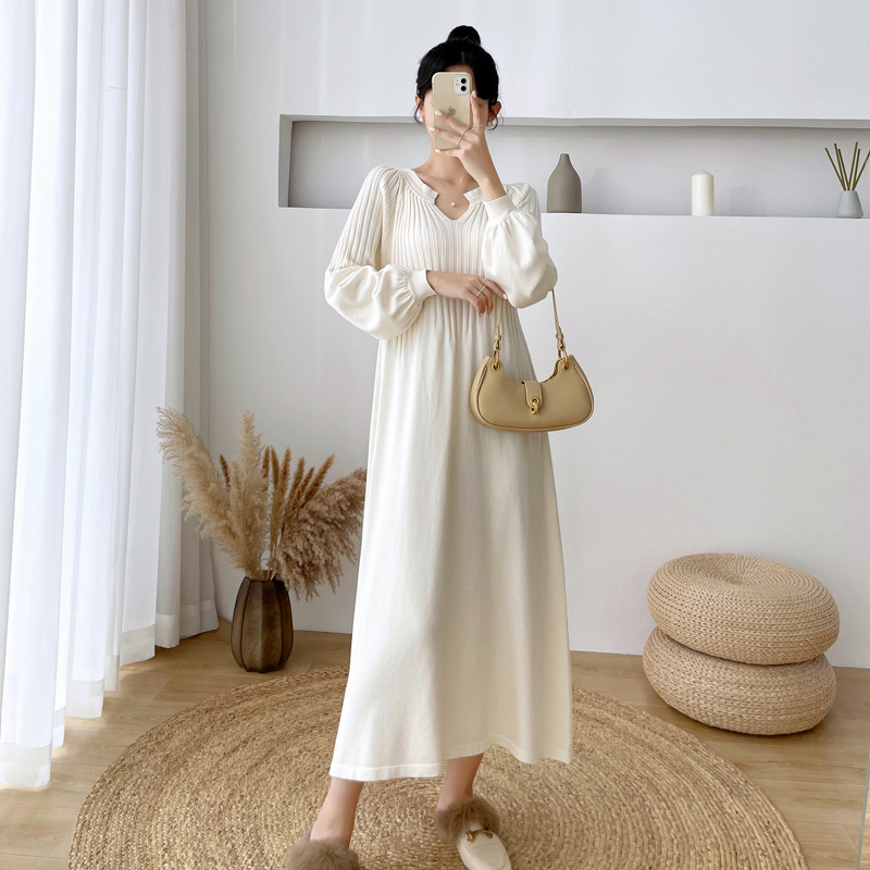 Plus Size Long Sweater Dress - Image 2