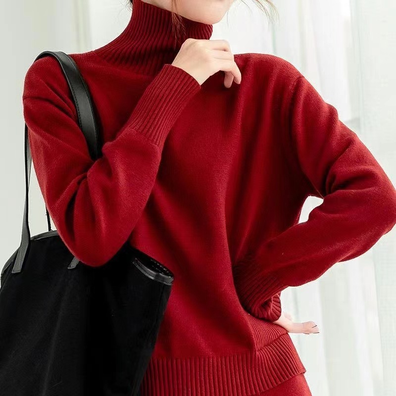 Fashion Woolen Skirt Set - Image 5