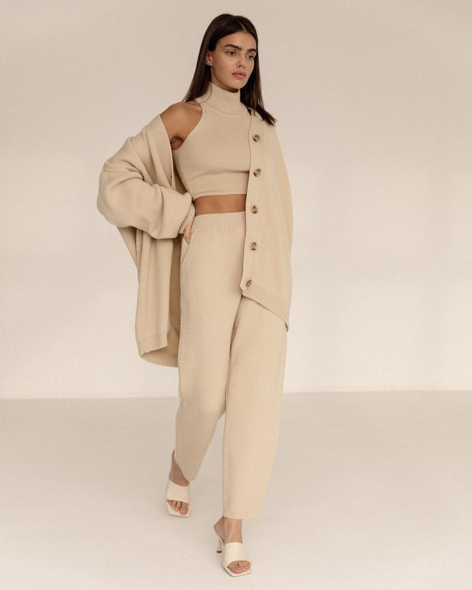 Turtleneck Wool 3-Piece Set - Image 6