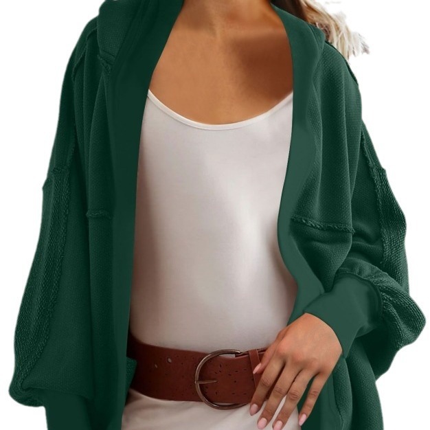 Women's Hooded Loose Sweater - Image 2