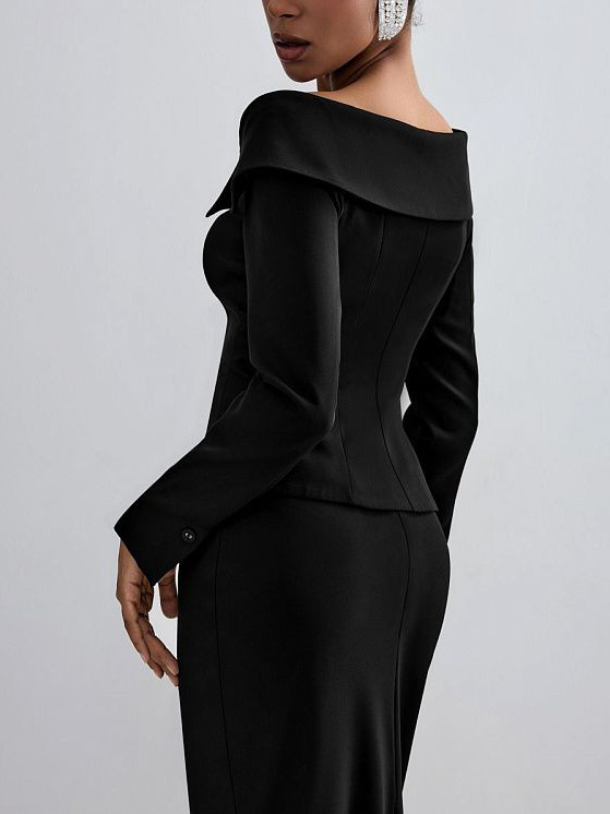 Black Double-Breasted Suit - Image 3