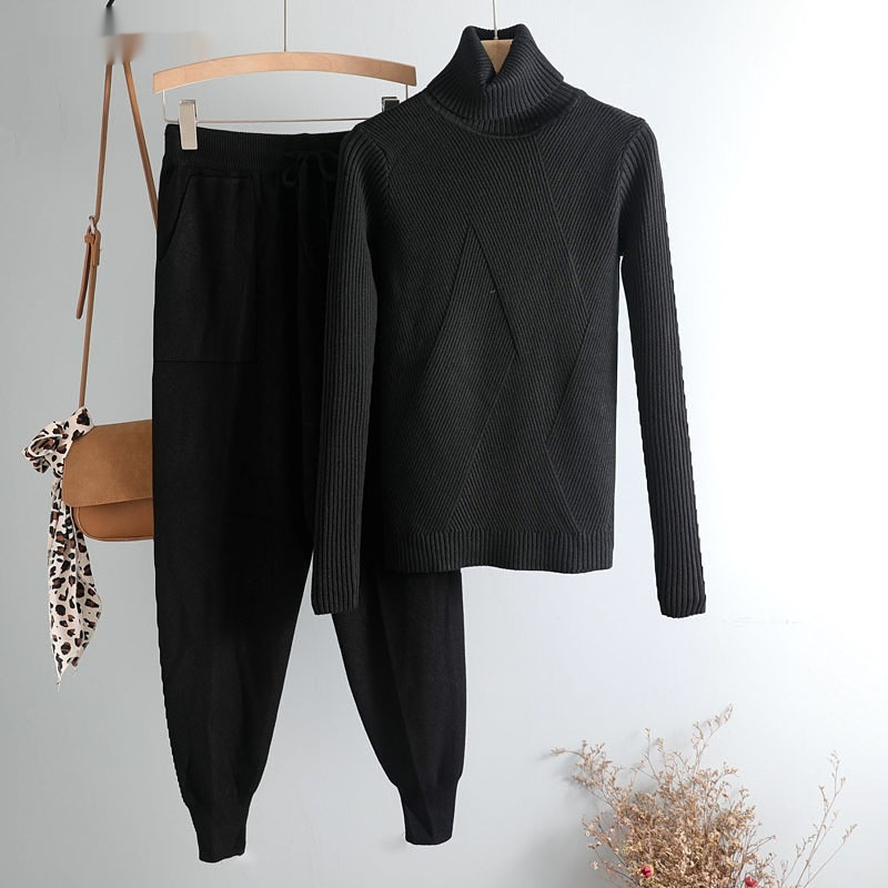 Women's Thermal Knit Sweater & Pants Set - Image 4