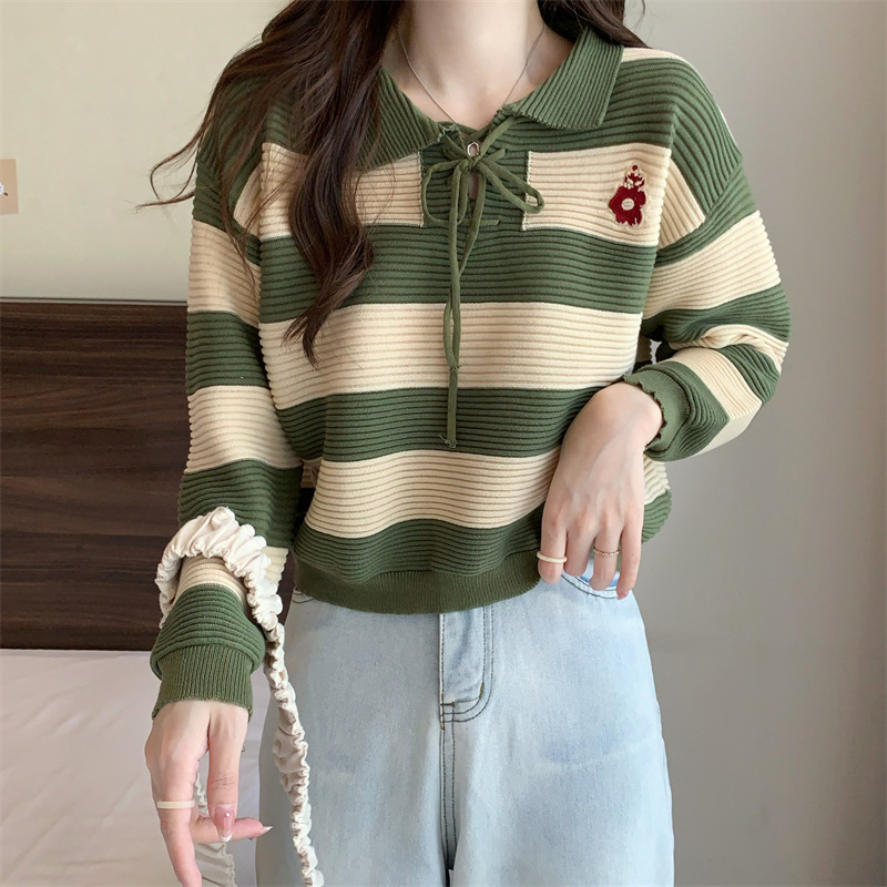 Women's Autumn Striped Top