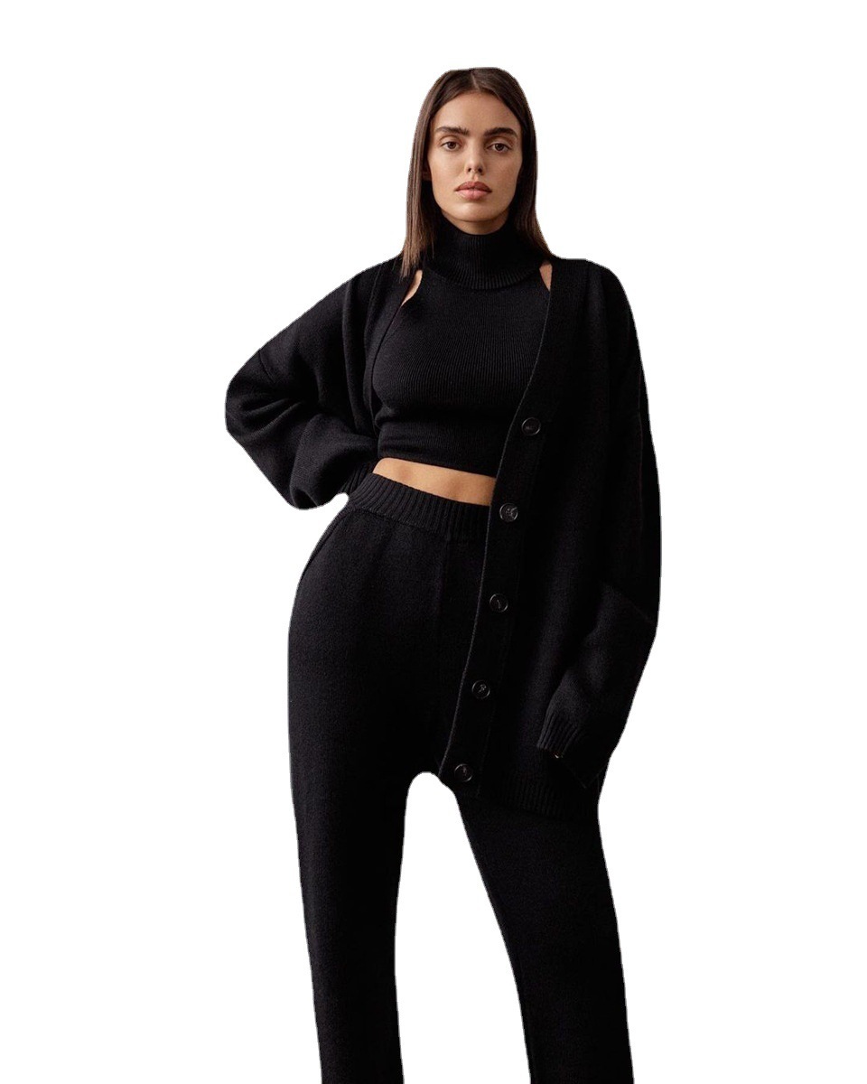Turtleneck Wool 3-Piece Set - Image 5
