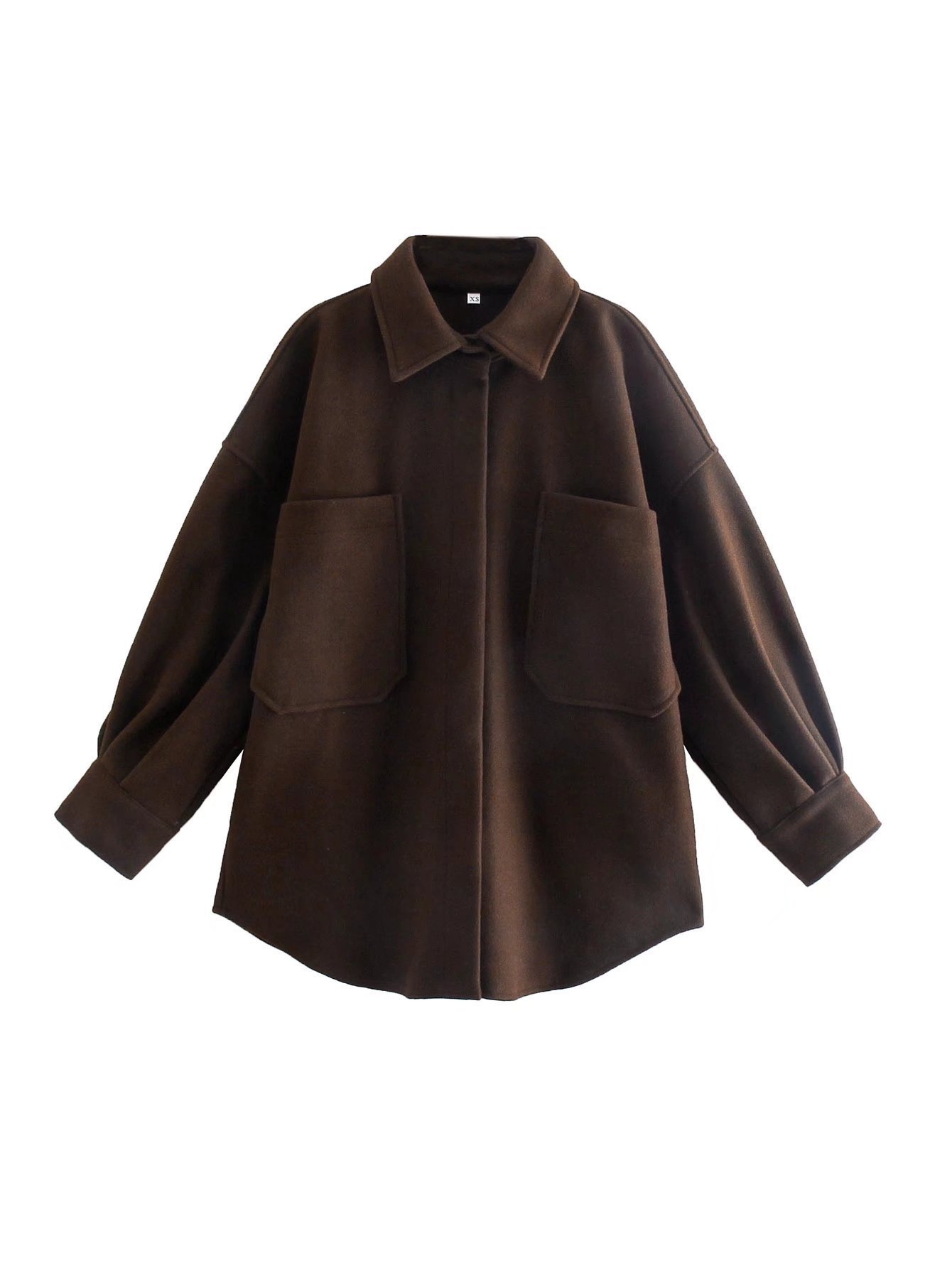 Vintage Woolen Shirt Coat, Spring/Winter - Image 2
