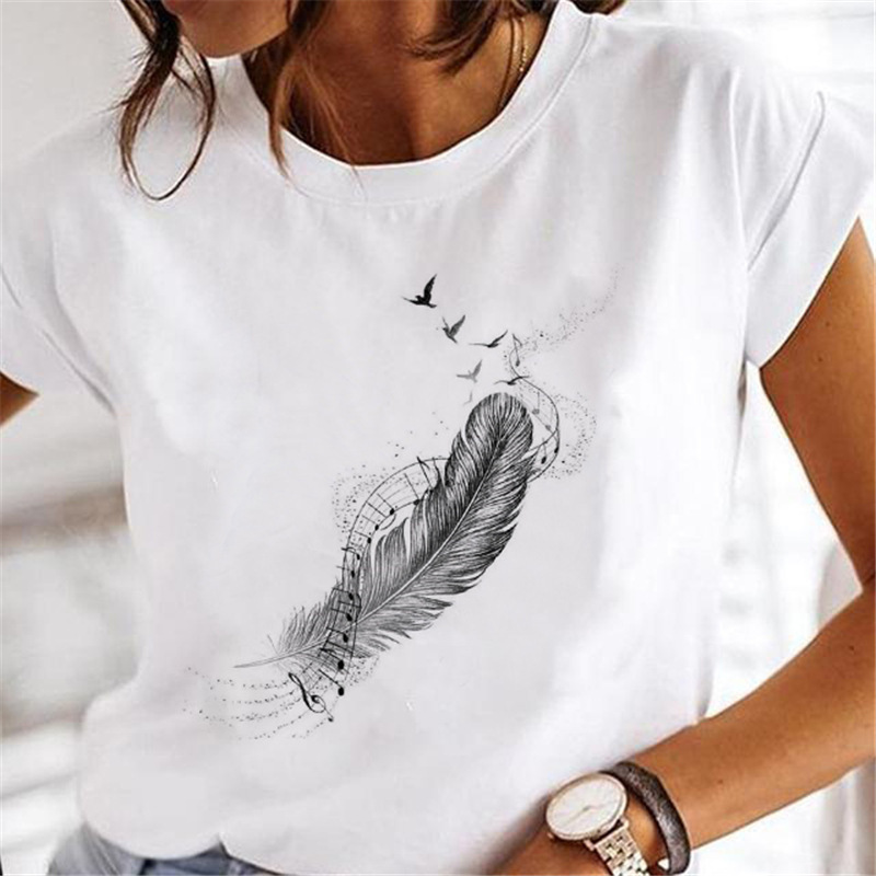 Women's Dandelion Print T-Shirt - Image 3