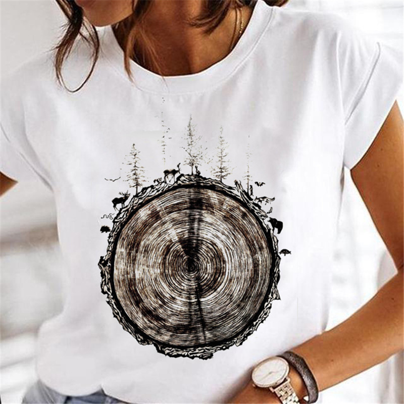 Women's Dandelion Print T-Shirt - Image 2