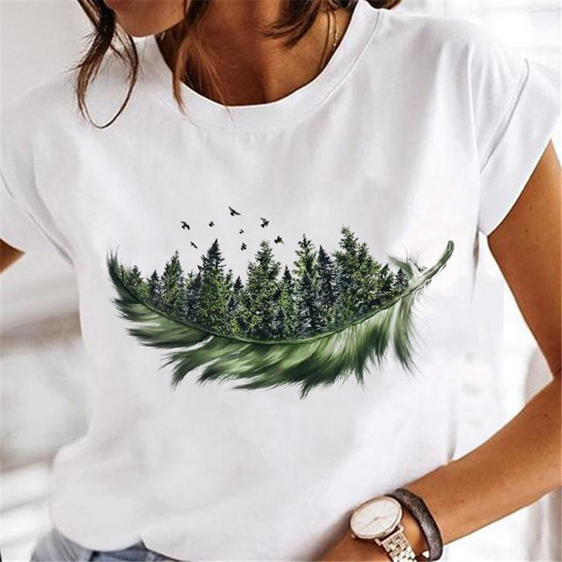 Women's Dandelion Print T-Shirt