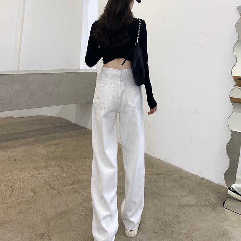 White Loose Casual Pants - Image 2