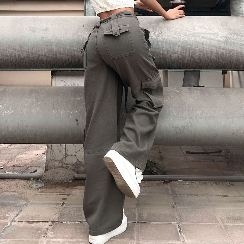 Vintage Belted Workwear Jeans - Image 2